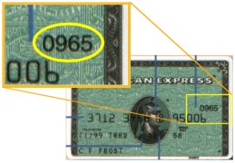American Express card.