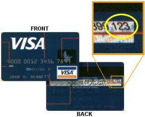 VISA card.